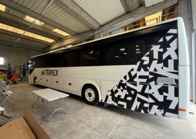 Pose d'une décoration éphémère à La Roche sur Foron - VISUUM