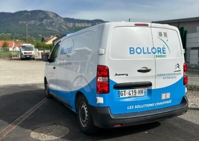 Flocage véhicule en semi covering à Aix les Bains - VISUUM