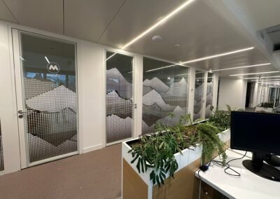 Adhésif Blanc mat pour séparation de bureau à Genève - VISUUM